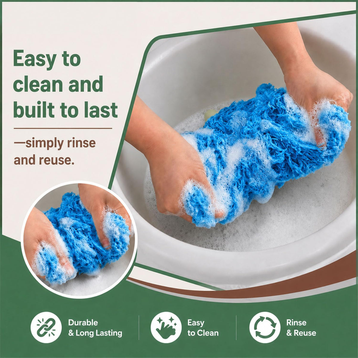 Ceiling Fan Cleaner Brush with Extendable Pole (Assorted Color)