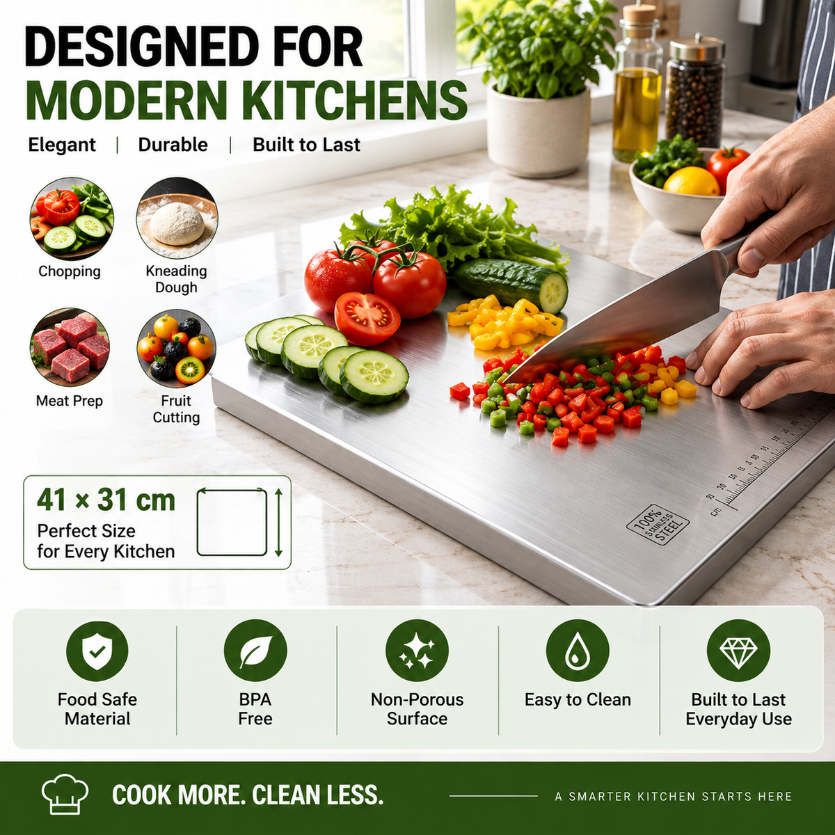 Stainless Steel Chopping Board