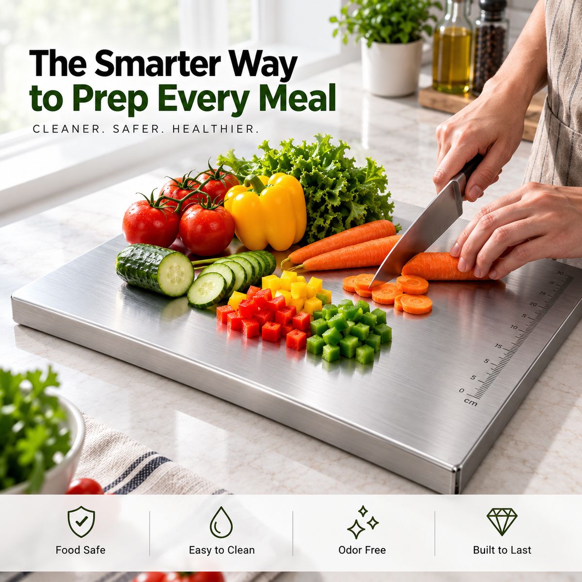Stainless Steel Chopping Board