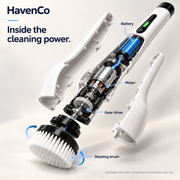 9-in-1 Electric Spin Scrubber with Extendable Handle