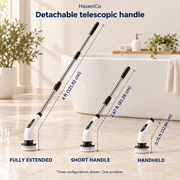 9-in-1 Electric Spin Scrubber with Extendable Handle