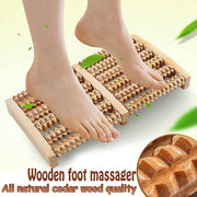Wooden Roller Foot Massager Body Stress Buster