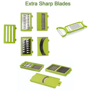 13-in-1 Vegetable Chopper, Slicer & Grater with Container